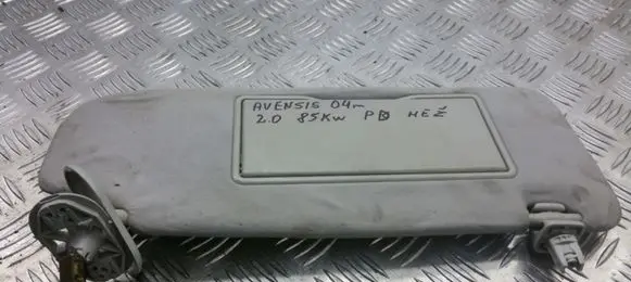 Toyota Avensis T250 Sun visor