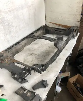 Infiniti Q50 Radiator support slam panel