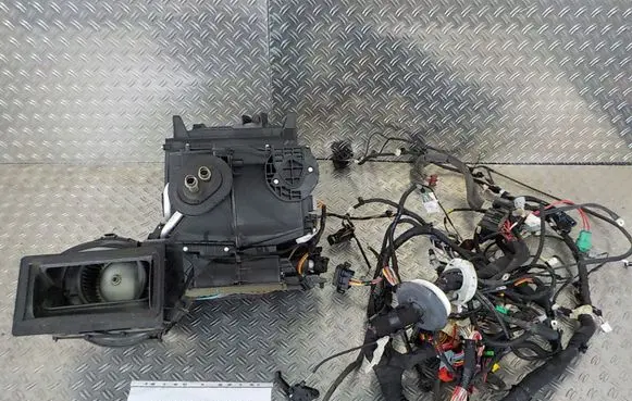 Interior heater climate box assembly