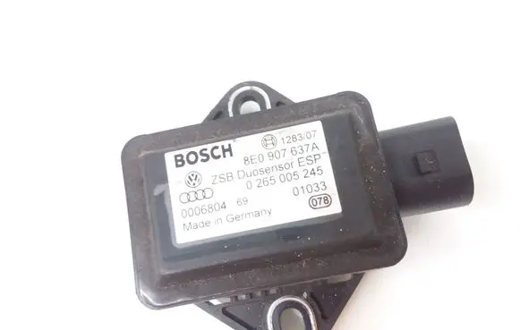 Audi A4 S4 B6 8E 8H ESP acceleration yaw rate sensor 8E0907637A 0265005245