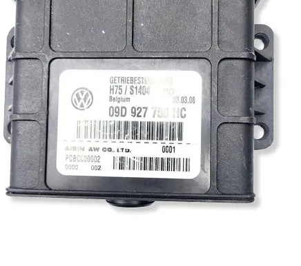 Volkswagen Touareg I Gearbox control unit/module 09D927750HC