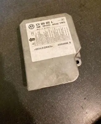 Volkswagen Transporter - Caravelle T5 Airbag control unit/module 5WK43122 0034JD2DM9CG 1C0909605A