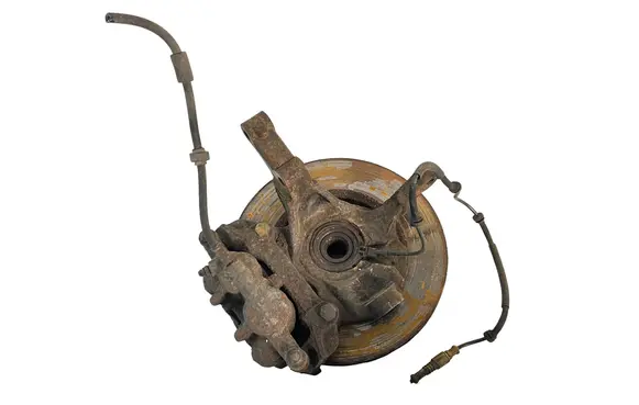 Front wheel hub spindle knuckle