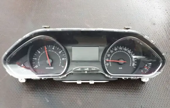 Peugeot 208 Speedometer (instrument cluster) 9801904780