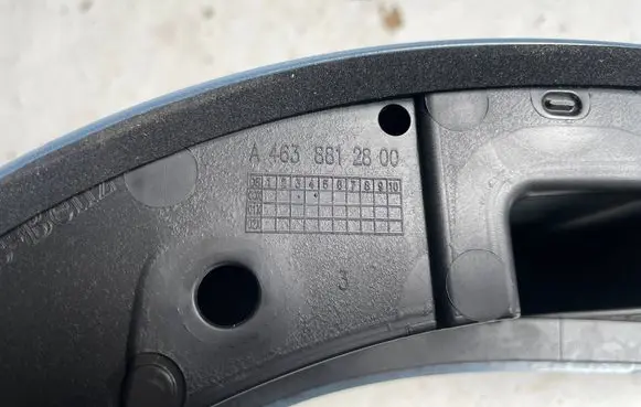 Mercedes-Benz G W463 2nd Gen Rear arch trim A4638812800