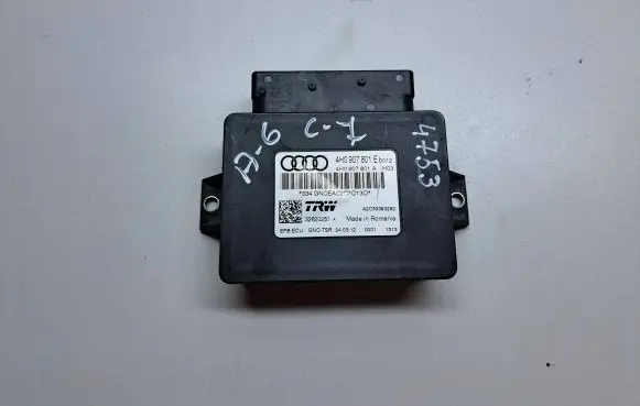 Audi A6 S6 C7 4G Hand brake control module 4H0907801E A2C53383282