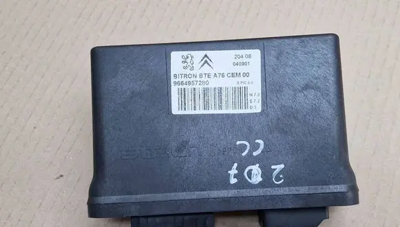 Peugeot 207 CC Convertible roof control unit 9664957280