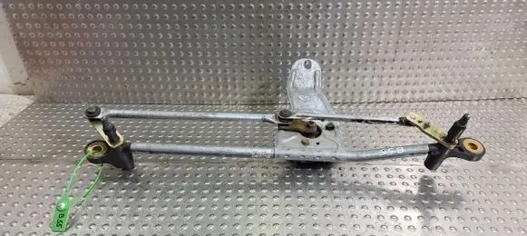 Front wiper linkage and motor