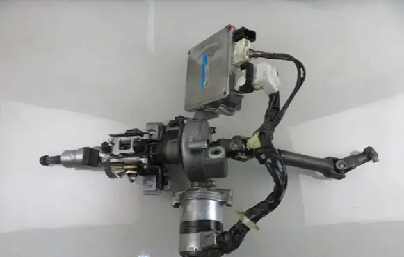 Steering wheel axle set