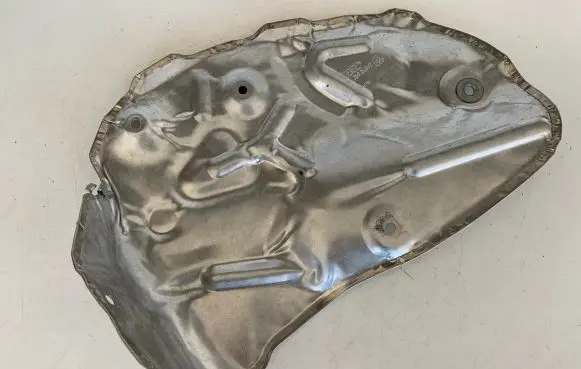 Heat shield in engine bay