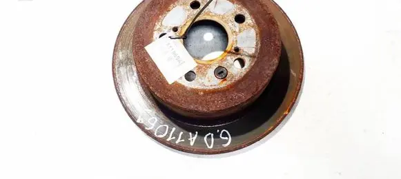 Toyota Previa (XR30, XR40) II Rear brake disc neventiliuojamas