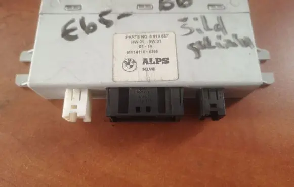 BMW 7 E65 E66 Seat control module 6918567