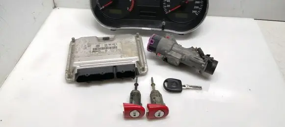 Seat Leon (1M) Engine ECU kit and lock set 036906032E 0261206859 26SA6682