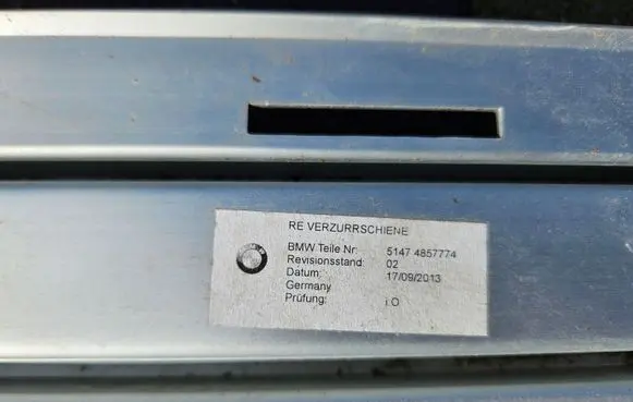 BMW 3 GT F34 Loading door trim (molding) 51474857774