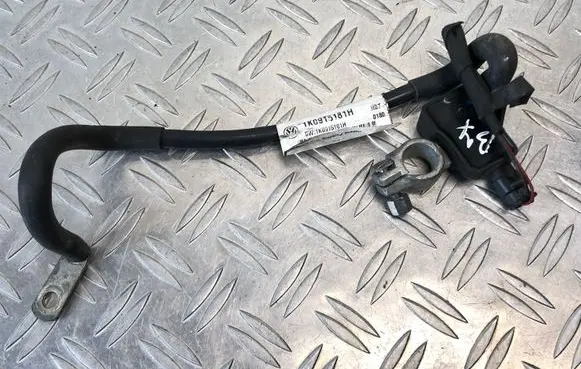 Volkswagen PASSAT B7 Negative earth cable (battery) 1K0915181H