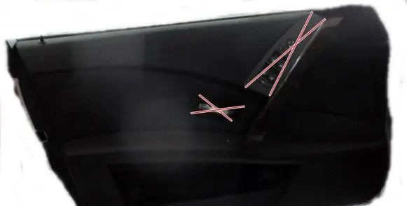 BMW 5 E60 E61 Door card panel trim set 