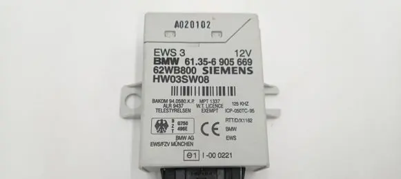 BMW 3 E46 Immobilizer control unit/module 61356905669 6905669