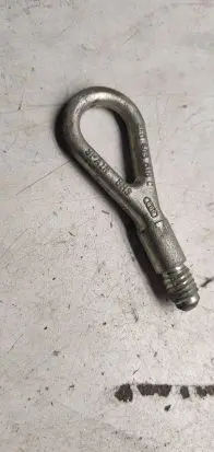 Towing hook eye