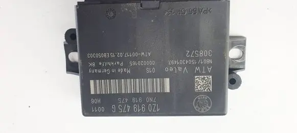 Skoda Yeti (5L) Parking PDC control unit/module 1Z0919475G78 1Z0919475G
