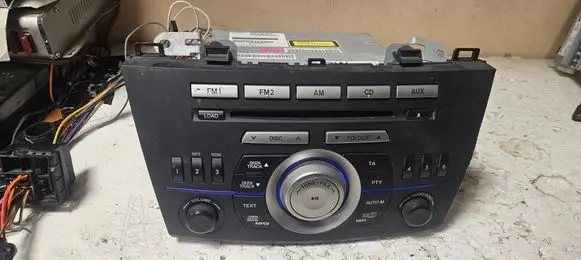 Mazda 3 II Radio/CD/DVD/GPS head unit BFH766ARX CQEM60F1MT 1ED0U28A06606B