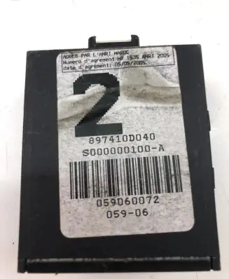 Toyota Yaris Other control units/modules 897410D040