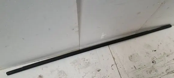 Front door glass trim molding