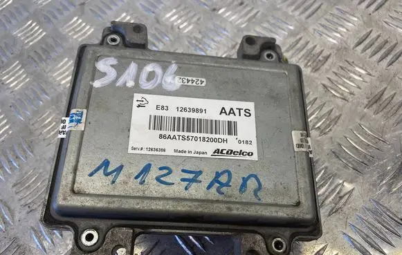 Opel Meriva A Engine control unit/module 12639891 12636386