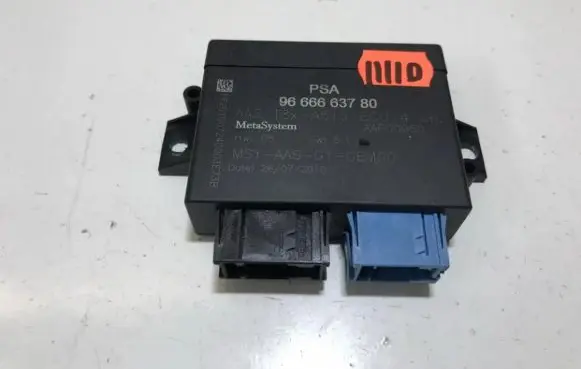 Peugeot 3008 I Parking PDC control unit/module 9666663780 t8x-a515