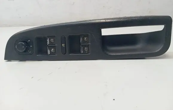 Volkswagen Jetta V Front door window switch trim 1K4868049B