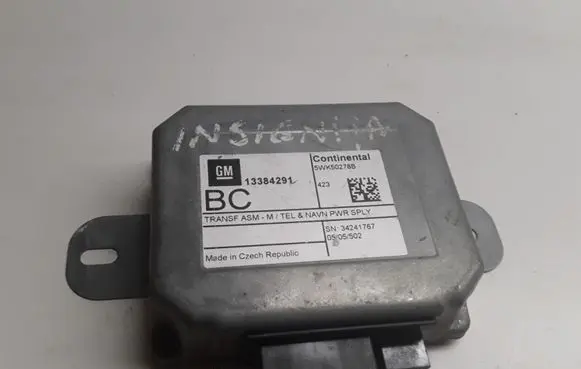 Opel Astra J GPS navigation control unit/module 13384291 GM13384291BC 5WK50278B