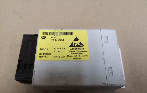 BMW 5 E60 E61 Center console control module 9113064 80049003