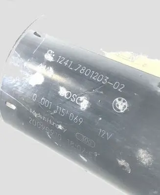 BMW 5 E60 E61 Starter motor 7801203 0001115069 20090210