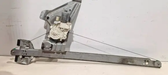 Sliding door window regulator with motor