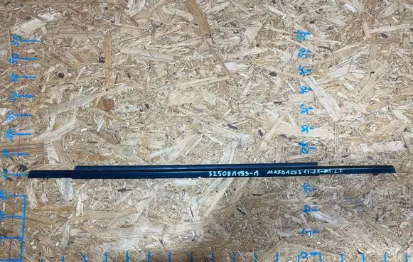 Mazda CX-3 Rear door glass trim molding D10E-RRL S2508M133-M