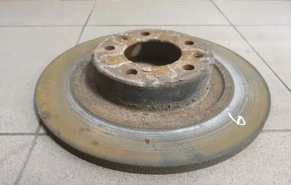 Peugeot 508 Rear brake disc