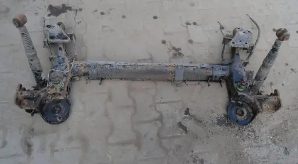 Peugeot 207 CC Rear axle beam 