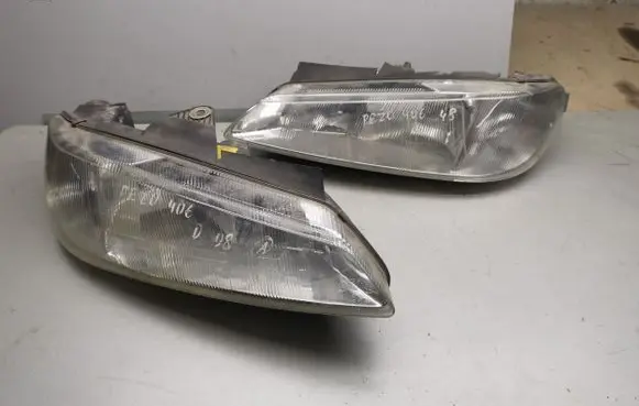 Peugeot 406 Headlights/headlamps set 0301037421 9621730980 0301037422