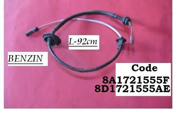 Audi A4 S4 B5 8D Throttle cable 8A1721555F 8D1721555AE