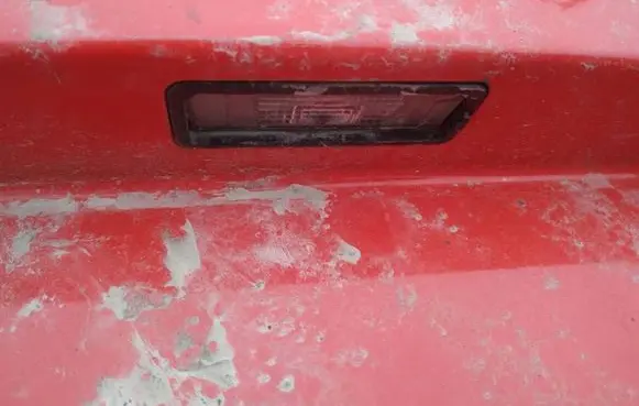 Volkswagen Cross Polo Number plate light