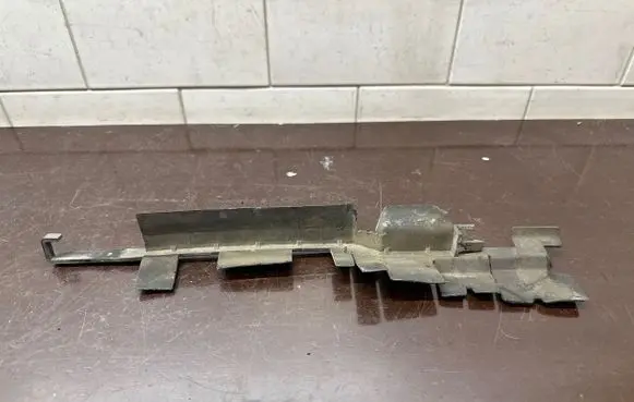 Volkswagen Sharan Intercooler air guide/duct channel 7N0121345R
