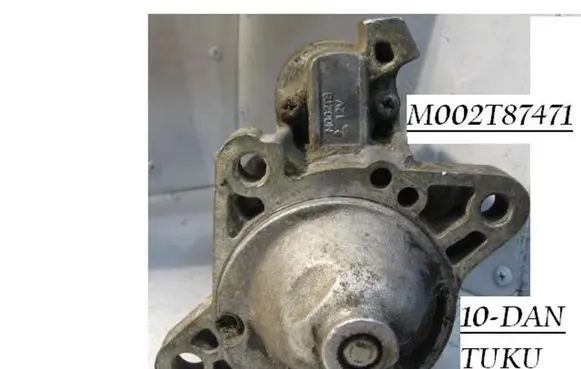 Mazda 626 Starter motor M002T87471