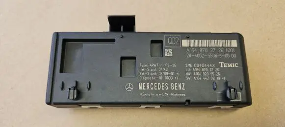 Mercedes-Benz GL X164 Tailgate/trunk control unit/module A1648702726 A1648209526 A1644420219