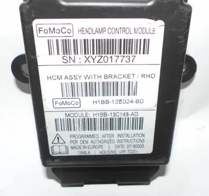 Ford Fiesta Light module LCM H1BB-13E024-BD H1BB13C148AD H1BB13E024BD