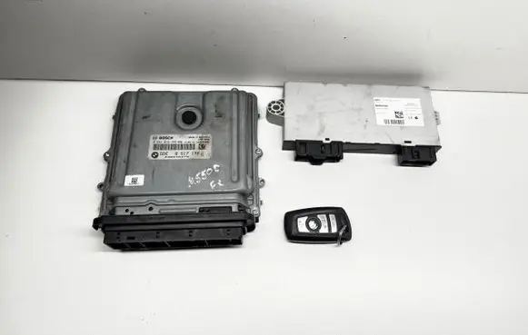 BMW 5 F10 F11 Engine ECU kit and lock set 8517172 0281018355 030246275