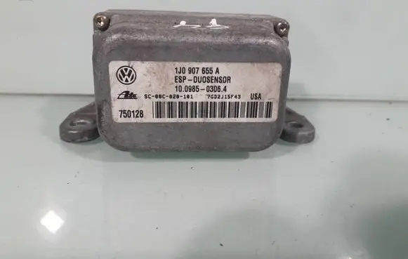 Volkswagen Golf IV ESP acceleration yaw rate sensor 1J0907655A 1J2907637E