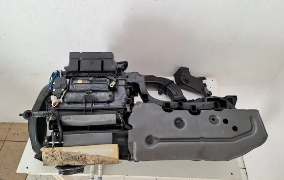 Interior heater climate box assembly
