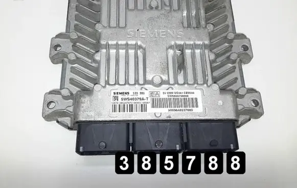 Peugeot 607 Engine control unit/module 9658198080 9648237680