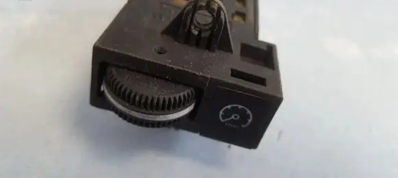 Panel lighting control switch
