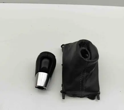 Gear lever shifter trim leather/knob