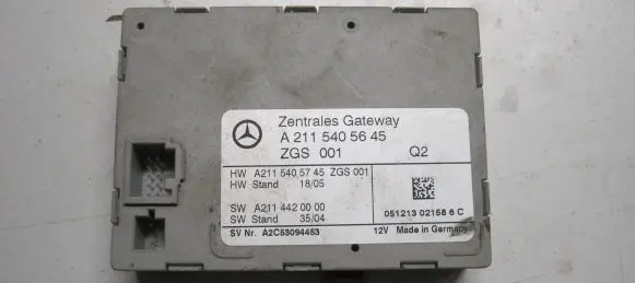 Mercedes-Benz E W211 Gateway control module A2115405645